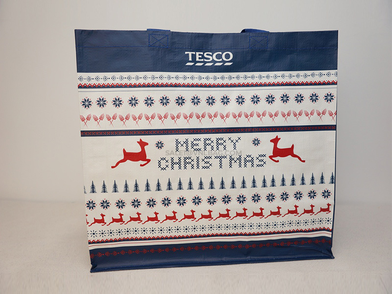 PP woven bag mate lamination x sewing inside visible from outside tubular construction